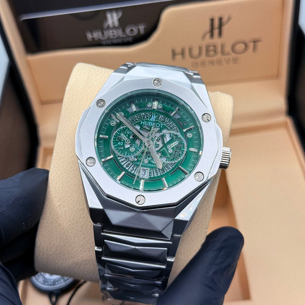 Hublot diamond cut heavy weight watch