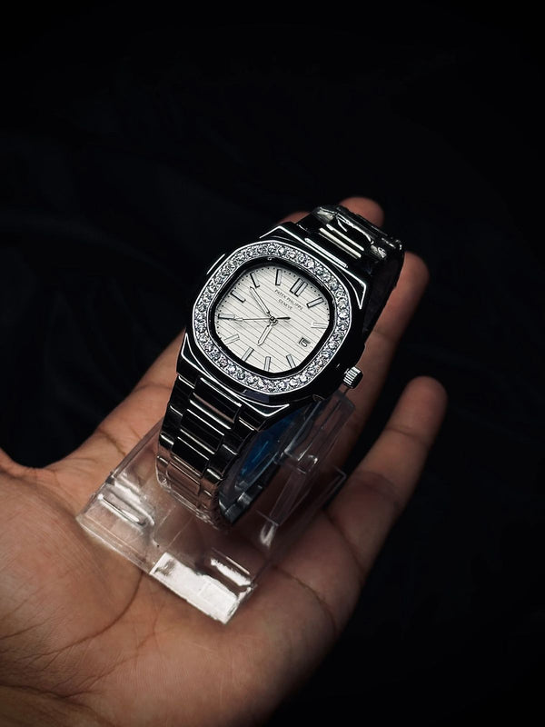Patek Philippe Stone Dial Ladies Watch – Elegant Luxury Design